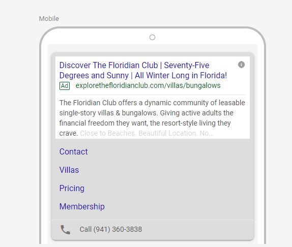 Mobile Ad Example